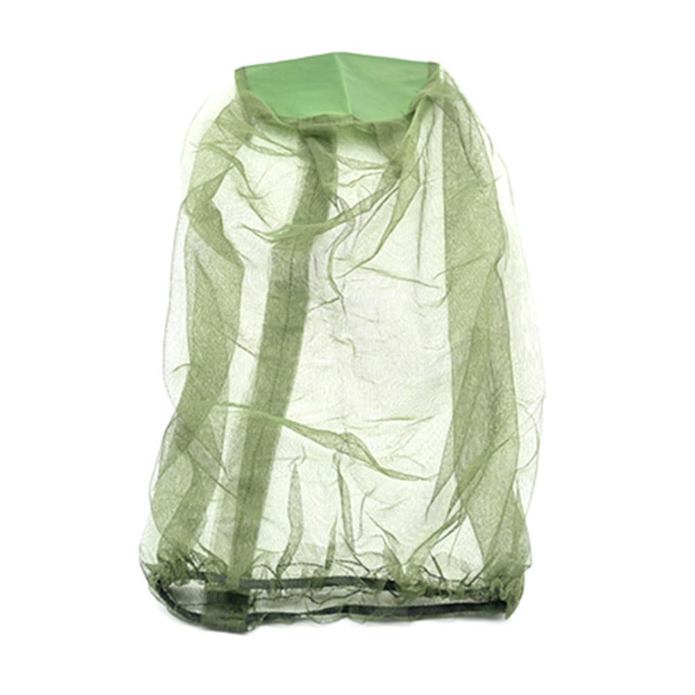 

Anti Mosquito Fishing Cap For Outdoor Traveling Fishing Camping Breathable Adjustable Mesh Fishing Hat Net For Men Women зелёный