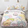 Anime Kawaii Cartoon Sumikko Gurashi Bedding Set Boys Girls Twin Queen Size Duvet Cover Pillowcase Bed Kids Adult