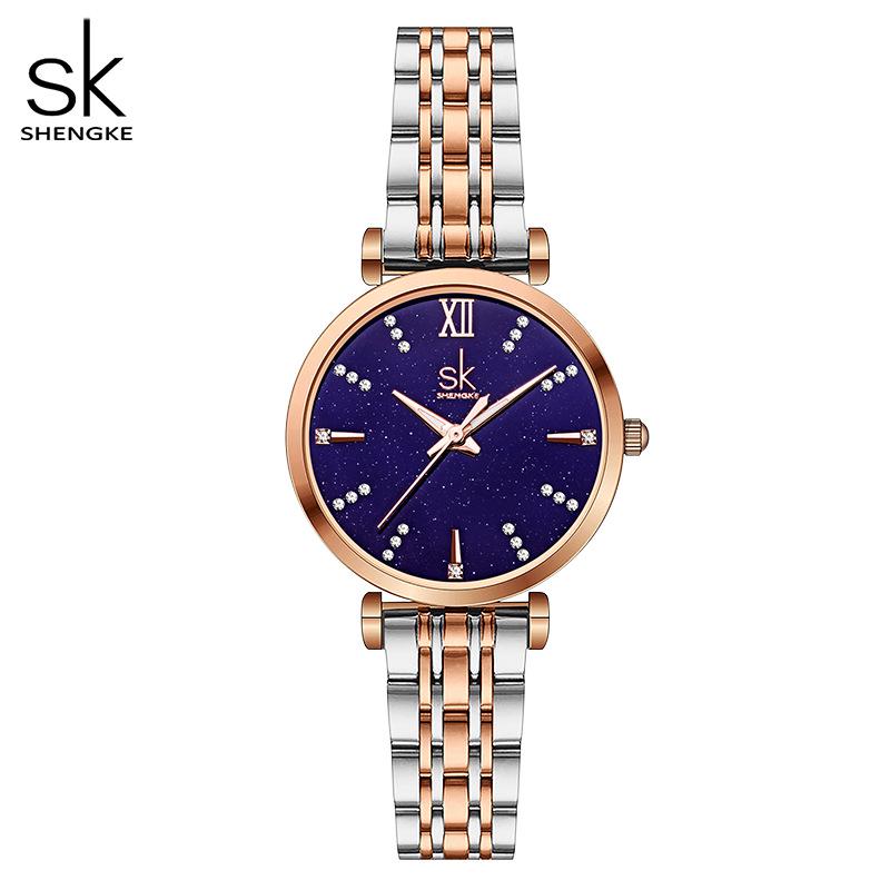 SK Women s Starry Sky Luxury Waterproof Steel Band Watch - Model 0182