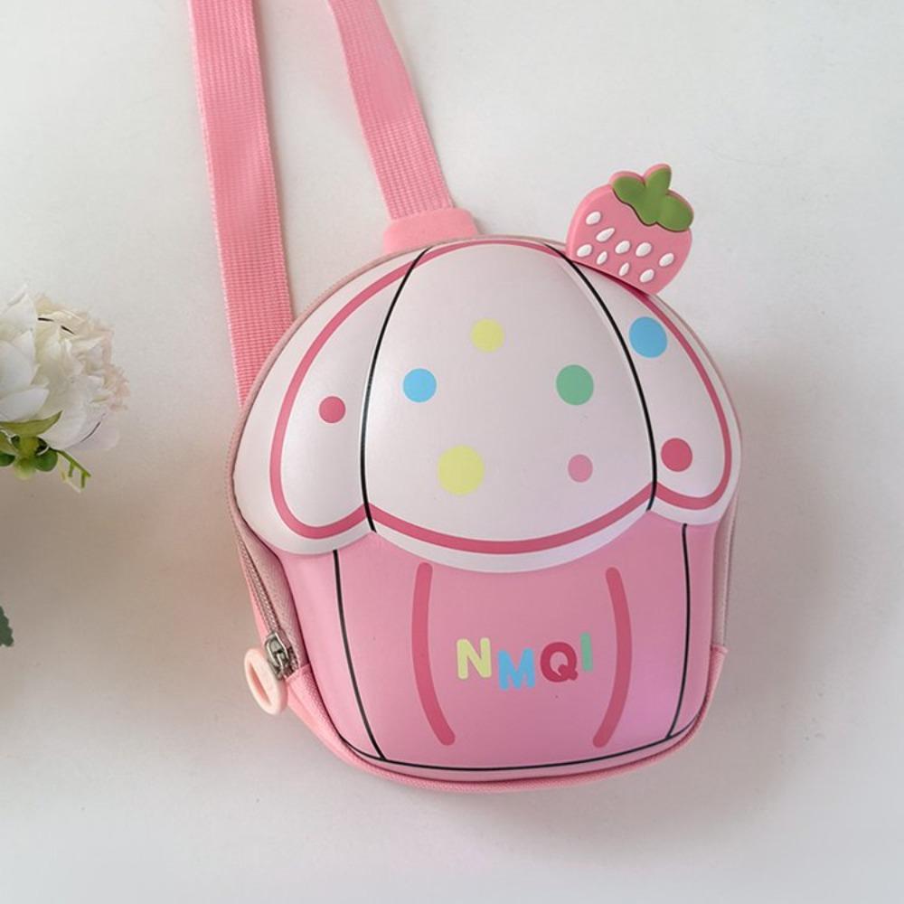 Cute New Boys and Girls Breast Bag Creative Printing Childlike Shoulder Bag Large Capacity Versatile Foreign Style Messenger Hard Shell Bag