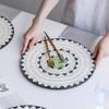 1PC Placemats Fruit Plates Natural Shells Mats French Light Luxury European Style Creative High-end Decoration Tray Table Mats