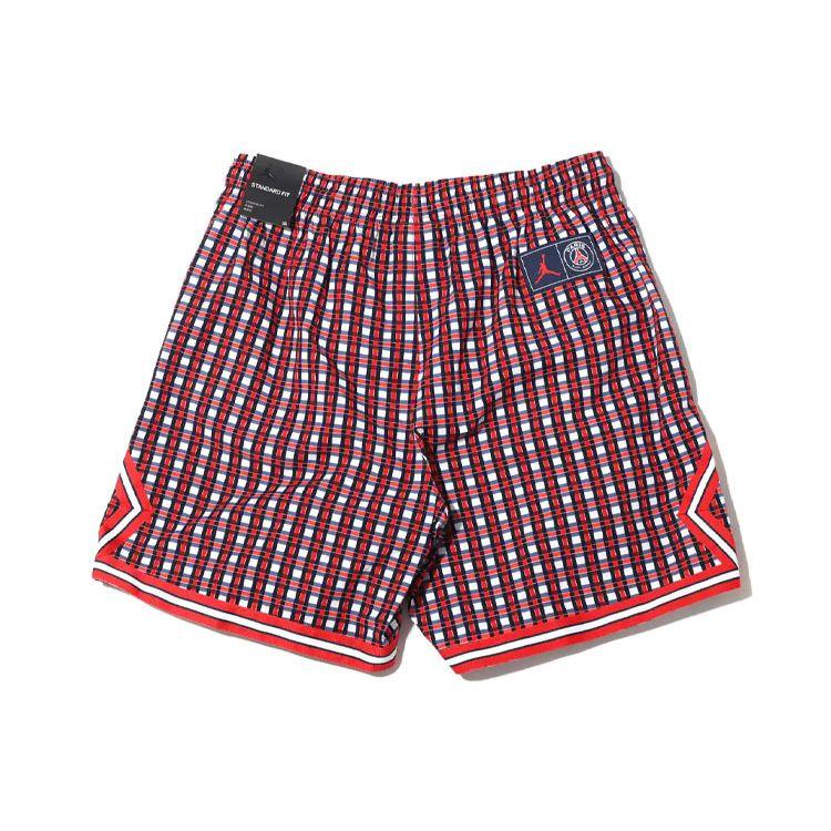 Jordan X Paris Saint-Germain Collaboration Loose Woven Sports Shorts Women Shorts Red DC0460-657