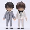 YUYAKESHI Obitsu 11 Clothes OB11 Costume Obitsu Doll 11cm Body Doll Shirt Suit Set Coat Over Nendoroid P9 GSC Sebiro 3 (red, Items)