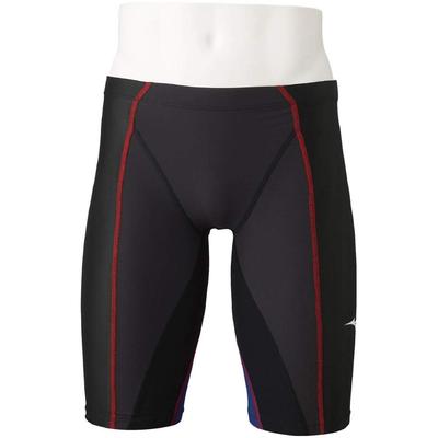 Mizuno FX Racing Half FINA Swimming 130 Men's SONIC+ Swimsuit, Spats, N2MB9430, (International Federation) Approved, Blue, Size