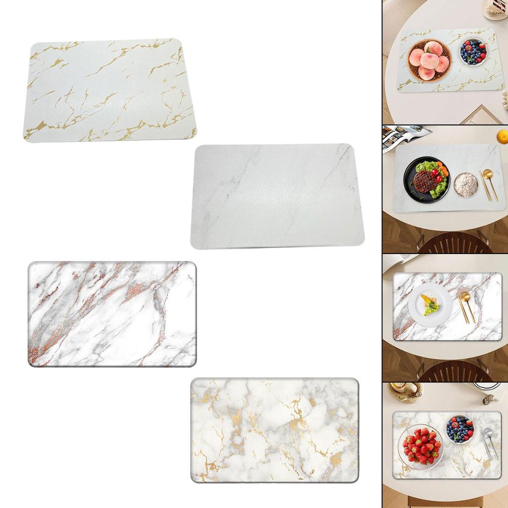 Sottobicchiere e Sottotazza Tappetino per Piano Cucina Fango Diatomaceo Super Assorbente Tappetino Asciugatura Piatti Tappetino Asciugatura Piatti per Tavolo da Pranzo Casa