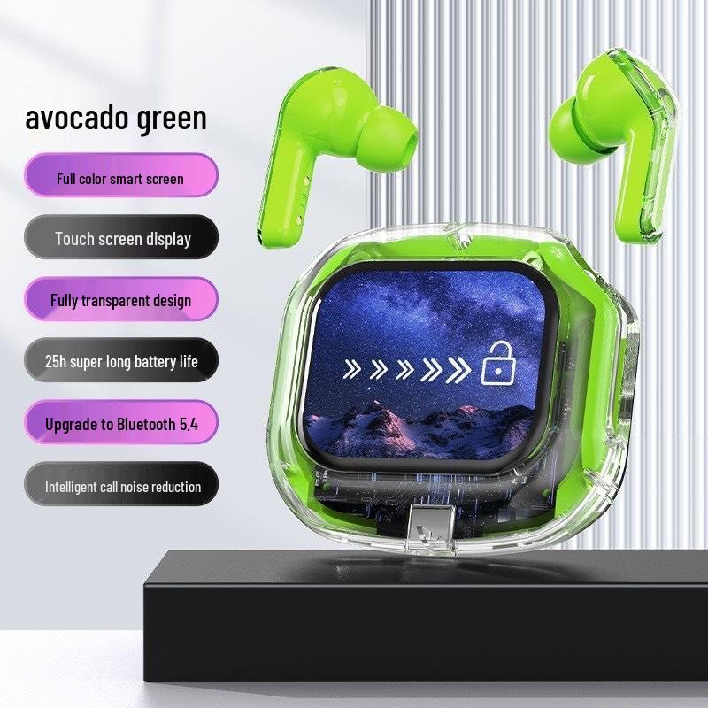 Air31 Transparent Bluetooth Earbuds, 2nd Gen In-ear Wireless TWS with Digital Display