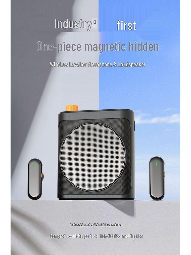 Little Bee Wireless Lavalier Microphone with 4th Gen AI Anti-Feedback for Teachers, Tour Guides & Trainers