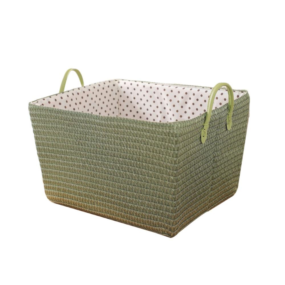 

Складная корзина для грязного белья большой вместимости, корзина для белья, простая плетеная корзина для хранения, гардероб Green-L