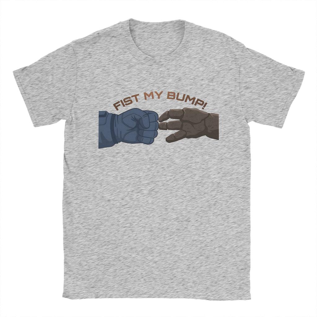 Funny Project Hail Mary Rocky Ryland Fist Bump TShirts Unisex Crew Neck 100 Cotton T Shirts Short Sleeve Tee Shirt Gift