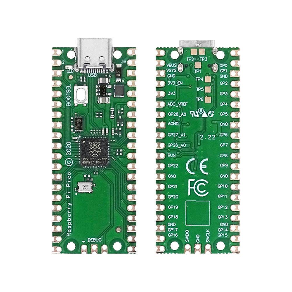 

Raspberry Pi Pico Board RP2040 PICO W Dual-Core 264KB ARM Low-Power Microcomputers High-Performance Cortex-M0+ Processor