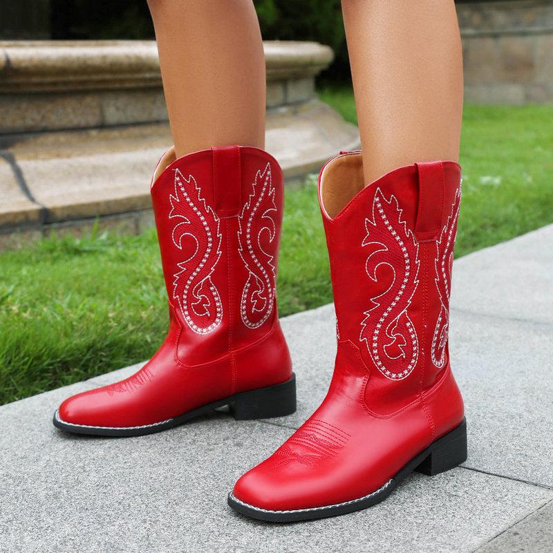 

Новые модные черные ботинки в стиле ретро на толстом каблуке и среднем каблуке с квадратной головкой