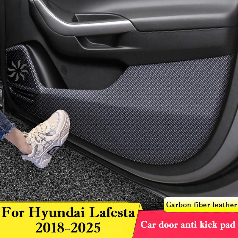 Für Hyundai Lafesta 2018-2026 Auto Tür Anti-Tritt-Pad Leder Innenraumschutz Schmutzabweisender Aufkleber Matte Auto Dekor Zubehör