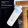 316 Large Capacity Vacuum Cup Girl Good-looking Kettle Student School Cup Portable Straw Cup Good-looking Coffee