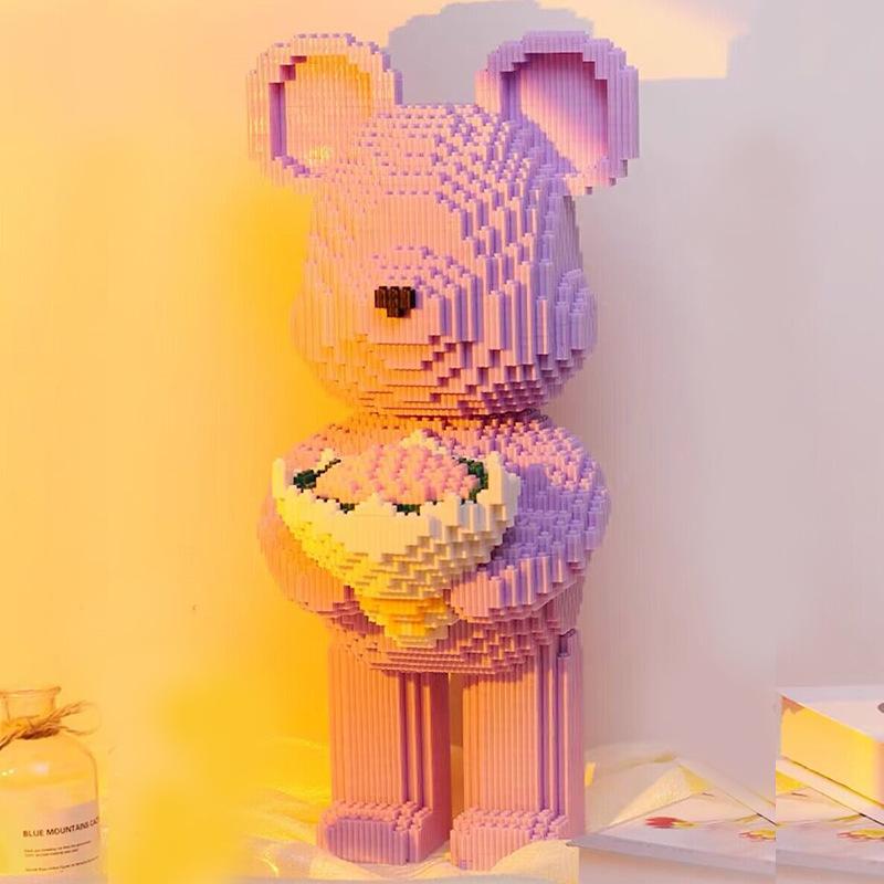 1PACK oversized building block bear compatible Lego building block granular toy assembly boy birthday gift