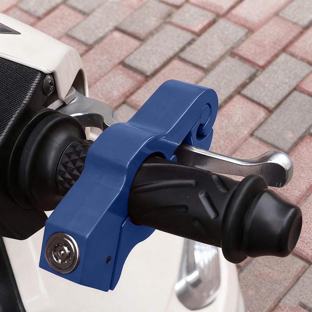 Handlebar Lock Alloy Lightweight Secure Accessories Dirt Bike Lock For Bike Scooter ATV Riding Cycling Motorbikes Powersports