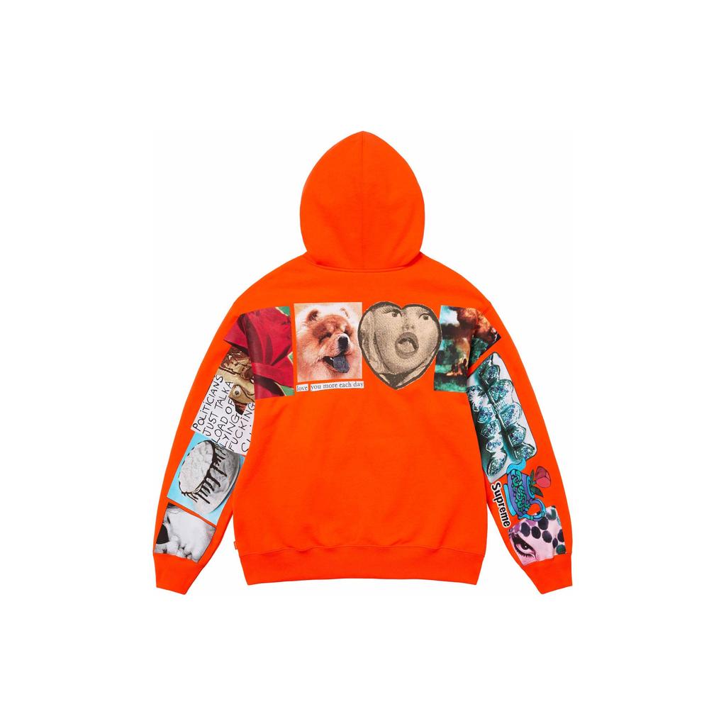 Supreme SS24 WEEK1 SPREAD ZIP UP HOODED SWEATSHIRT SUP-SS24-037