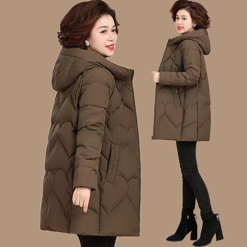 Women Winter  Warm Parkas Jacket Female Thicken Coat Cotton Padded Parka Jacket Hooded Outwear