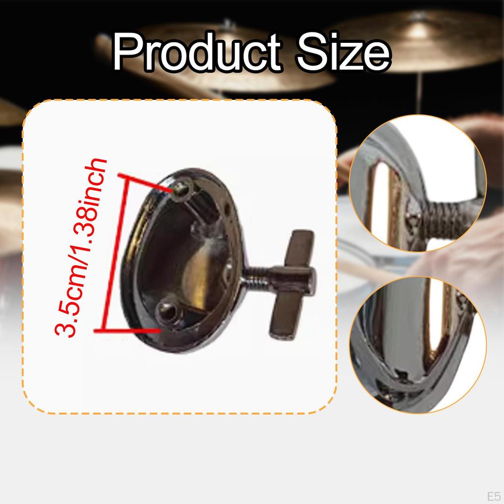 Floor Tom Drum Leg Bracket Bass Mount Universal Metal Base Replacement for Jazz Practical