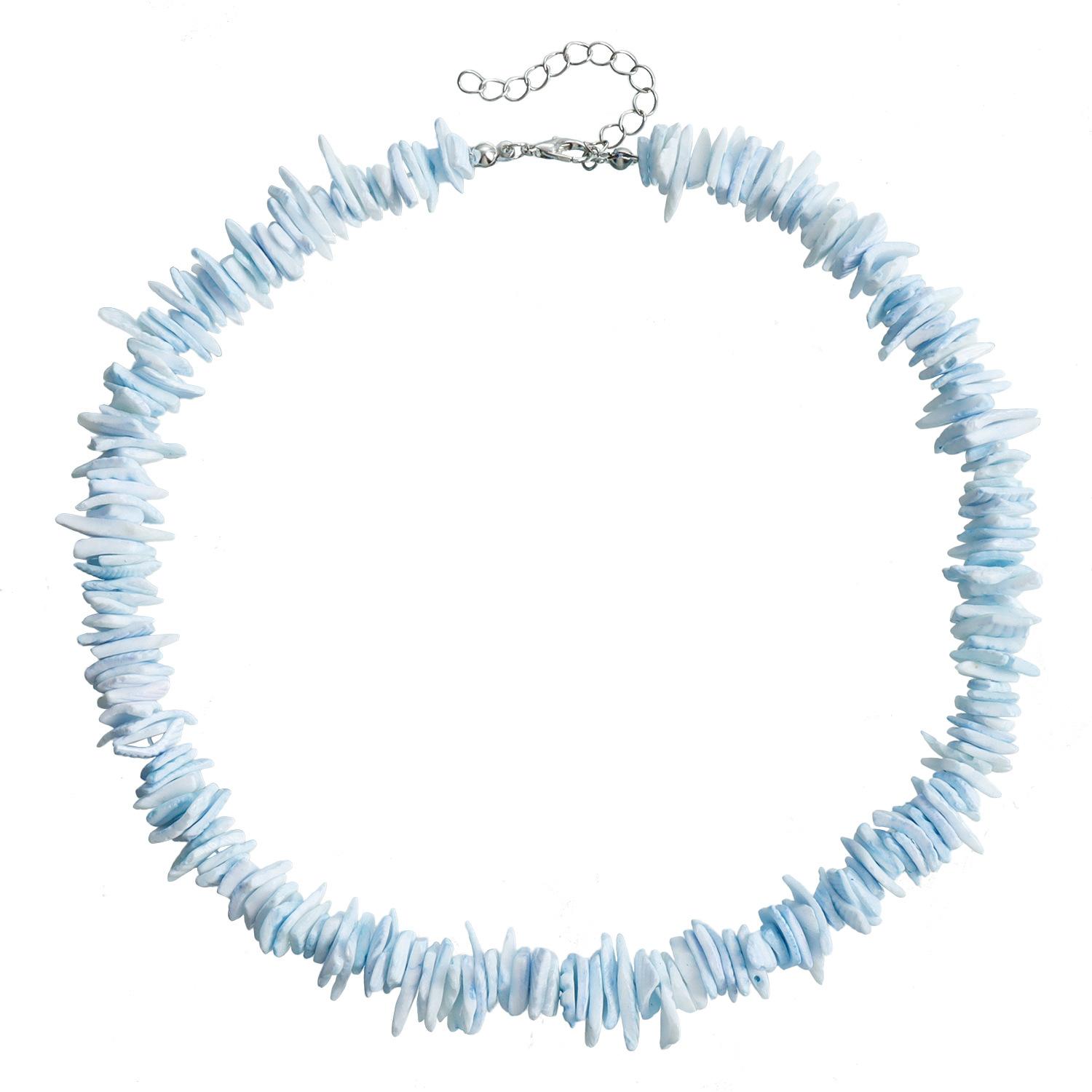 

Аксессуары, Гавайский пляж Нерегулярные ожерелья из ракушек, Универсальные цветные ожерелья из ракушек для женщин