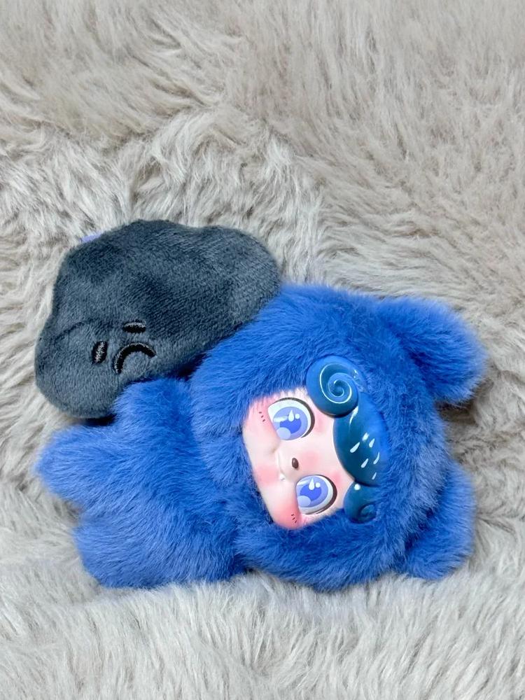Genuine New Q.Kid Weather Series Mini Cute Vinyl Plush Surprise Box Keychain Decor Birthday Collectible Gifts For Kids Adults Children's Birthday Gift