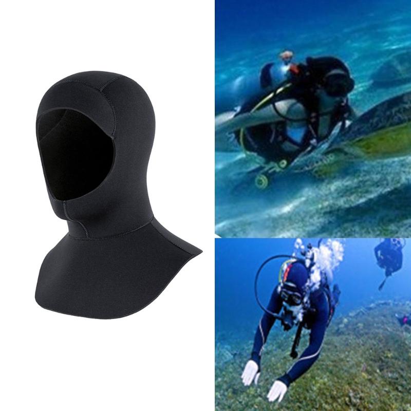 Unsiex Thermal Snorkeling Hood With Ear Covers Full Head Neck Coverage Diving Hood For Cold Water Swimming Diving