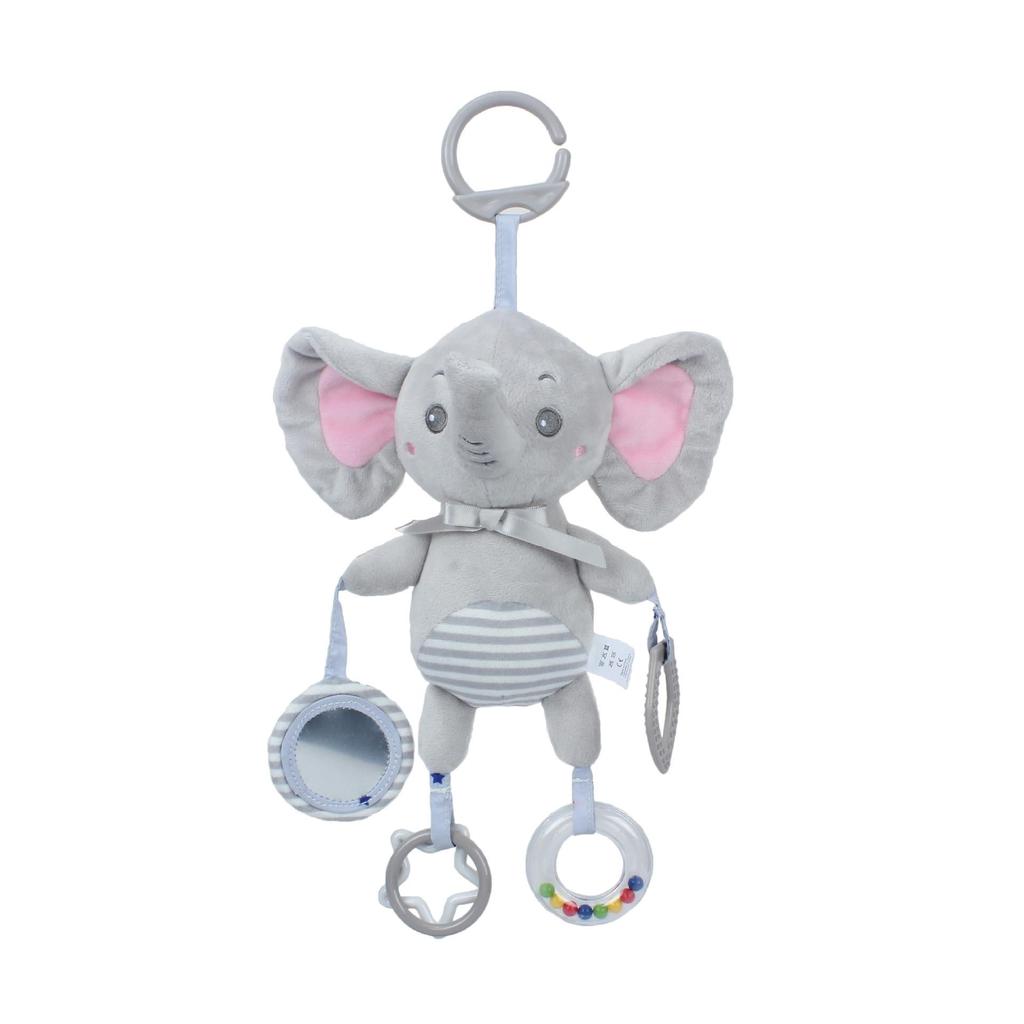 Adorable Hanging Toys: Elephant, Koala & Rabbit for Baby Cribs & Cars