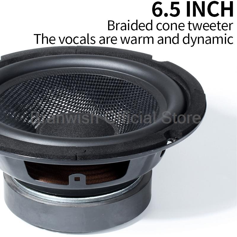 6.5 Inch Bookshelf Surround Passive Speaker Hifi High Fidelity Home Fever Home Theater Speaker Sound Box Desktop Speakers