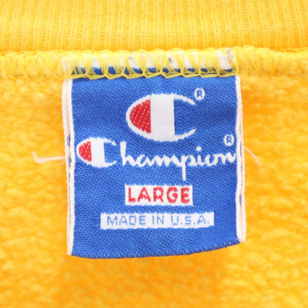 Champion 90s Made in USA Old Blue Tag Long sleeve sweat trainer Men's Used