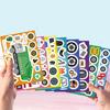 8 Sheets Motorcycle Excavator Various Vehicle Combinations Diy Decal Fire Truck Ambulance Puzzle Stickers Gifts Decoration