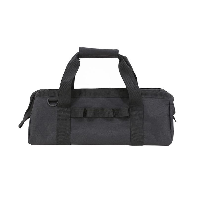 Multifunctional Outdoor Camping Tool Bag Large Capacity Wide Mouth Storage Tool Bag Water Resistant Gear Bag чёрный