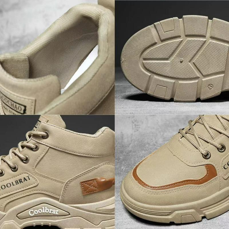 Fashion Mens Boots Casual Shoes Winter Leather Designer Luxury Ankle Boots Platform Work Safety Shoes for Men Sneakers Botas Para Hombre