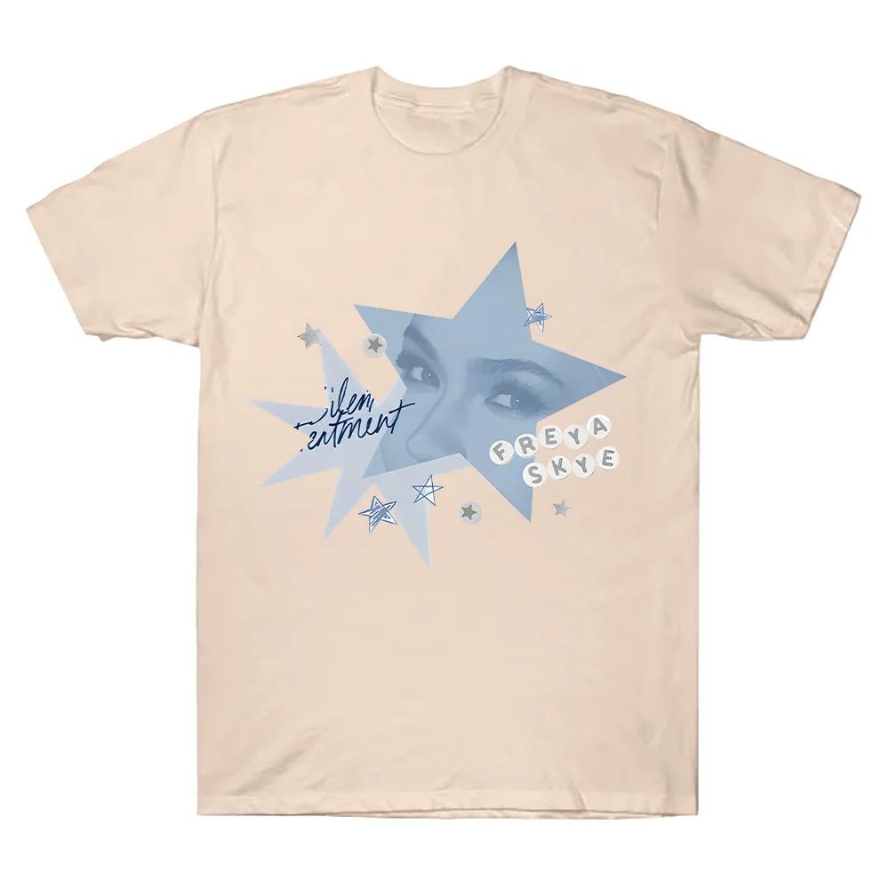 Freya Skye Silent Therapy Singer Graphic Tee Unisex Y2K Oversized Casual 100 Cotton Harajuku Street Hip Hop TShirt