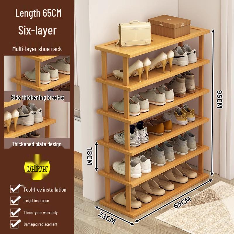 Compact Multi-Layer Shoe Rack for Doorway, Home, or Dorm - Space-Saving Under-Table Shoe Storage Cabinet