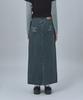 Rest And Recreation Denim Maxi Skirt - Black