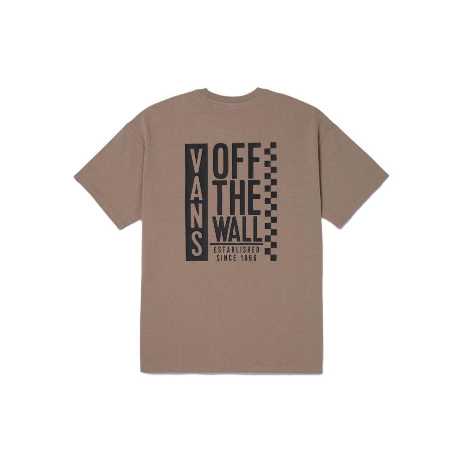 Vans Drop Shoulder Sleeve T Shirt Men's Light Umber VN000BZ0YEH1