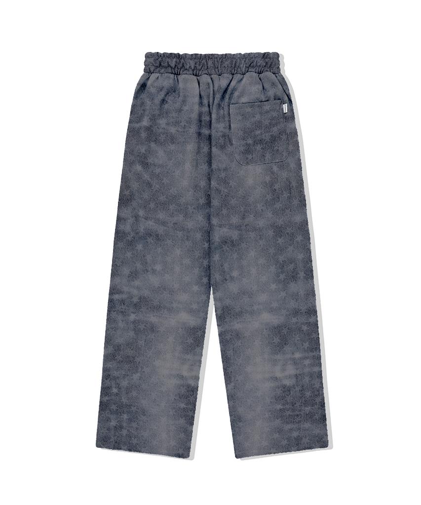ESCAPEFROM Star Dark Blue Full Print Sweatpants