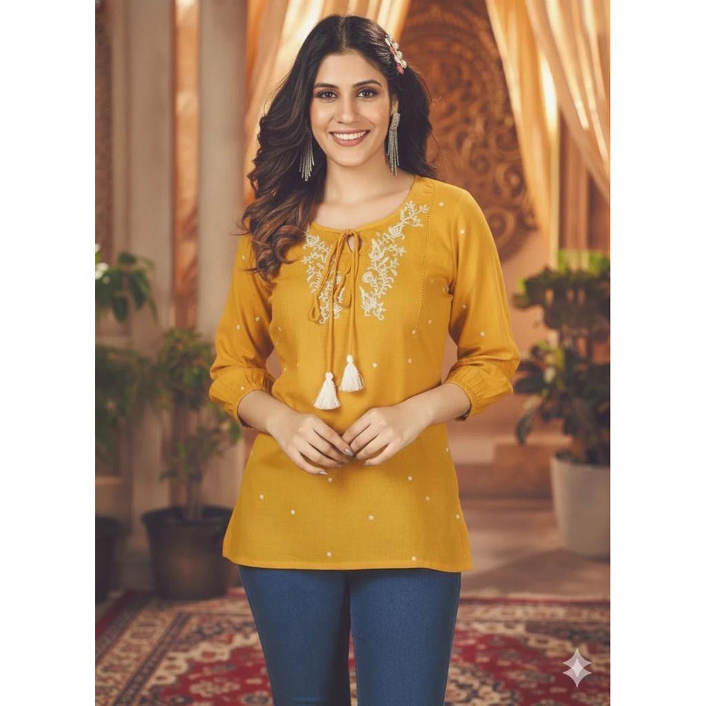 Women Party Wear Short Kurti Set Indian Bollywood Ethnic Top Tunic Kurta Set