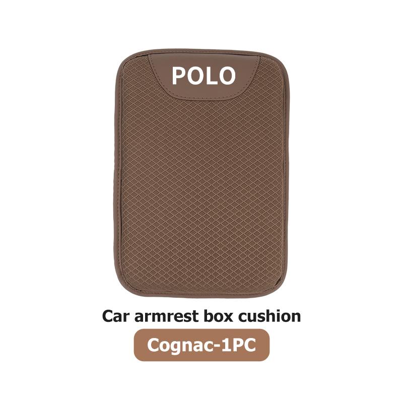 W139-W129Car Styling Armrest Mat Center Console Arm Rest Protector Cushion For Volkswagen VW Tiguan CC Jetta Polo Golf 4 5 6 Passat B5 B6