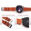 Genuine Cowhide Leather Watch Strap Universal Plain Watch Belt Women Men Smart Watch Band 20mm 24mm
