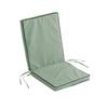 Coussin fauteuil de jardin waterproof 40 x 90 cm sieste vert