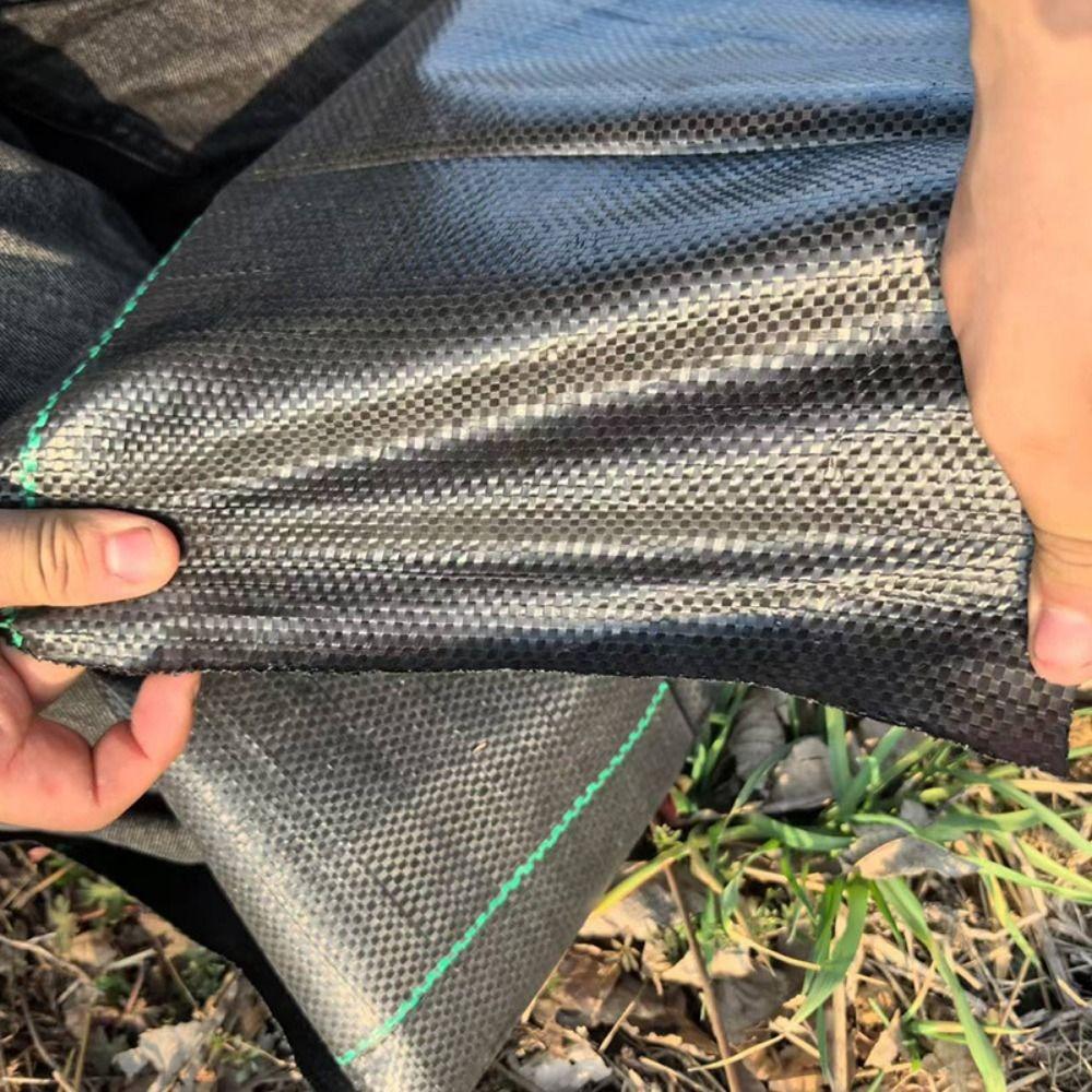 Multi-size Weed Blocking Cloth Black Weed Barrier Fabric Practical Weed Control Mat Gardening Tool