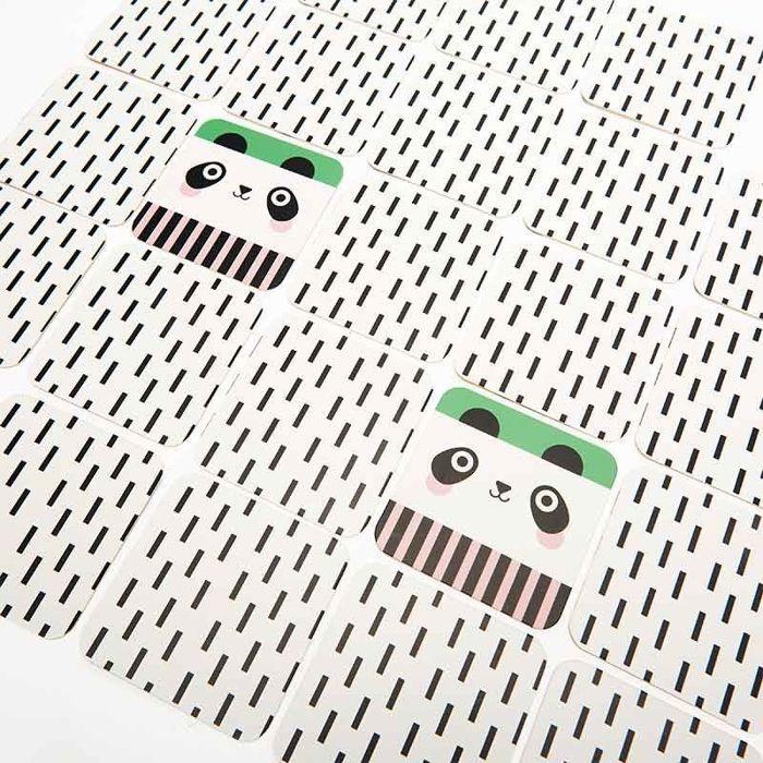 Jeu mémo - KIKKERLAND - Kikkerland On the Go - Beige - 24 cartes - 3 ans