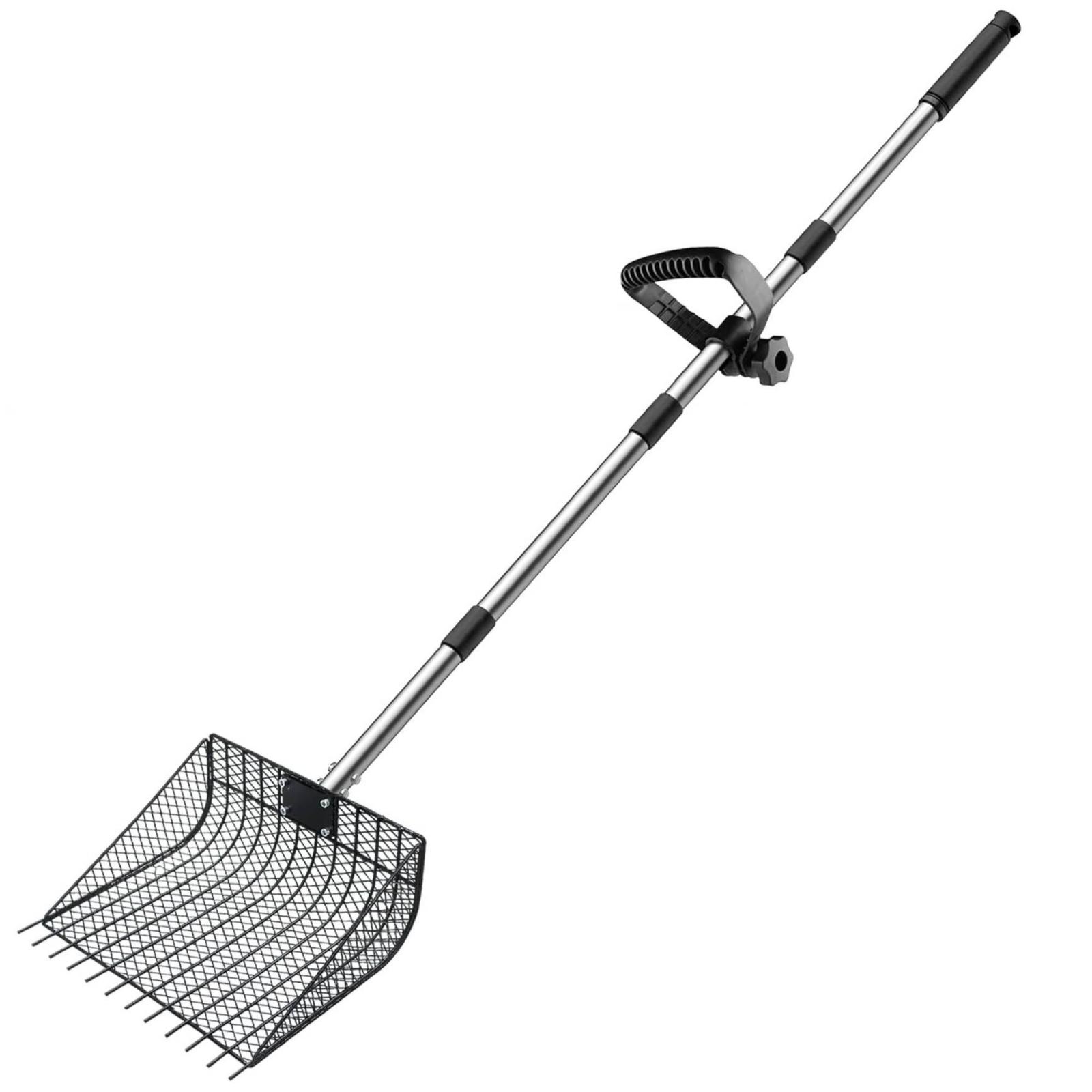 Scoop and Rake Wire-Mesh Coop Cleaner