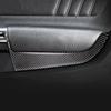2pcs Carbon fiber Front Door Panel Decorative Cover For Ford Mustang 2015-