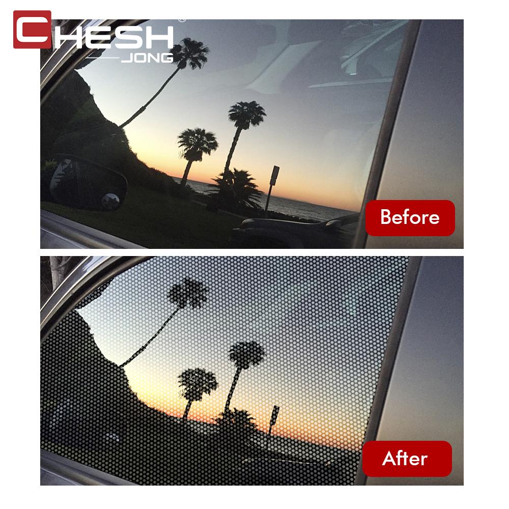 Black One Way Vision Fly Eye Tint Perforated Mesh Film Car Tint Window Tint Car Wrap Film Sticker Motorcycle Scooter Decals