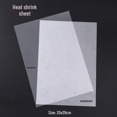 20x29cm Transparent Translucent Heat Shrink Sheet for DIY and Crafts