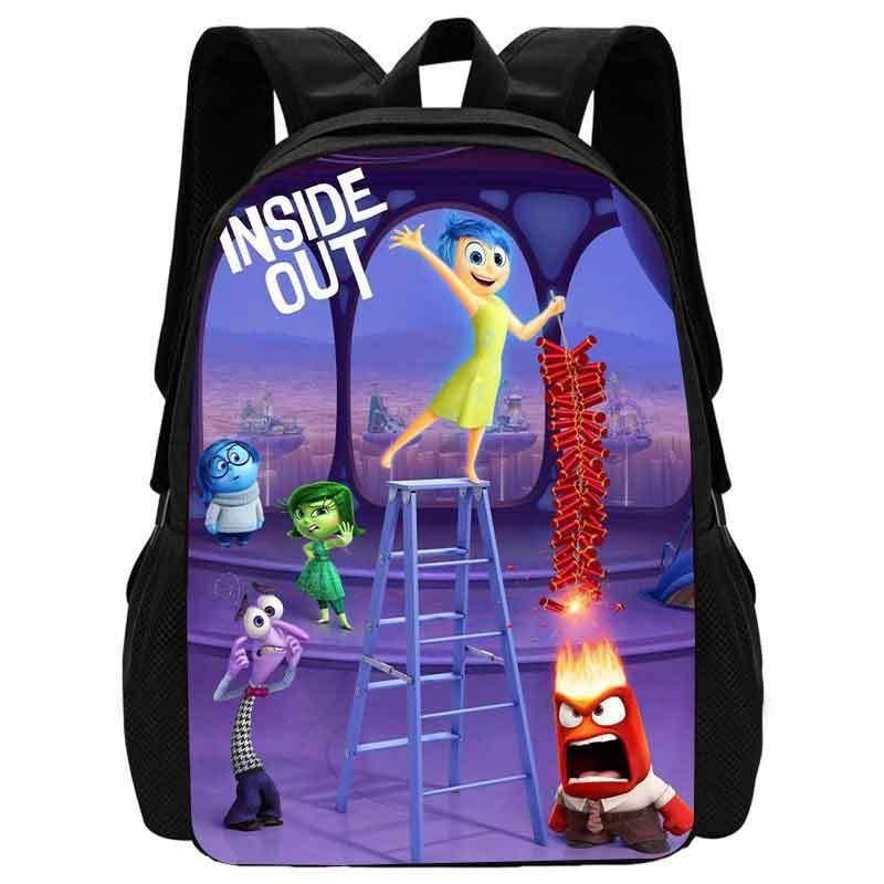 Adorable Cartoon Backpack For Kids Spacious Oxford Cloth School Bag For Grades 1-4