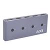 HD USB2.0 KVM Switch 4K 60Hz HD Multimedia Interface Switcher for 4 Computers Share One 4K 60Hz Monitor 4 USB Devices