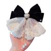 Child's Big Bow Hairpin: Cute Baby Girl's Head Clip for New Year