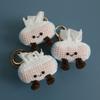 Paper Towel Box Design Funny Doll Crochet Keychain Handmaking Knitting Cartoon Sandwich Doll Keyrings Wholesale Creative Gifts